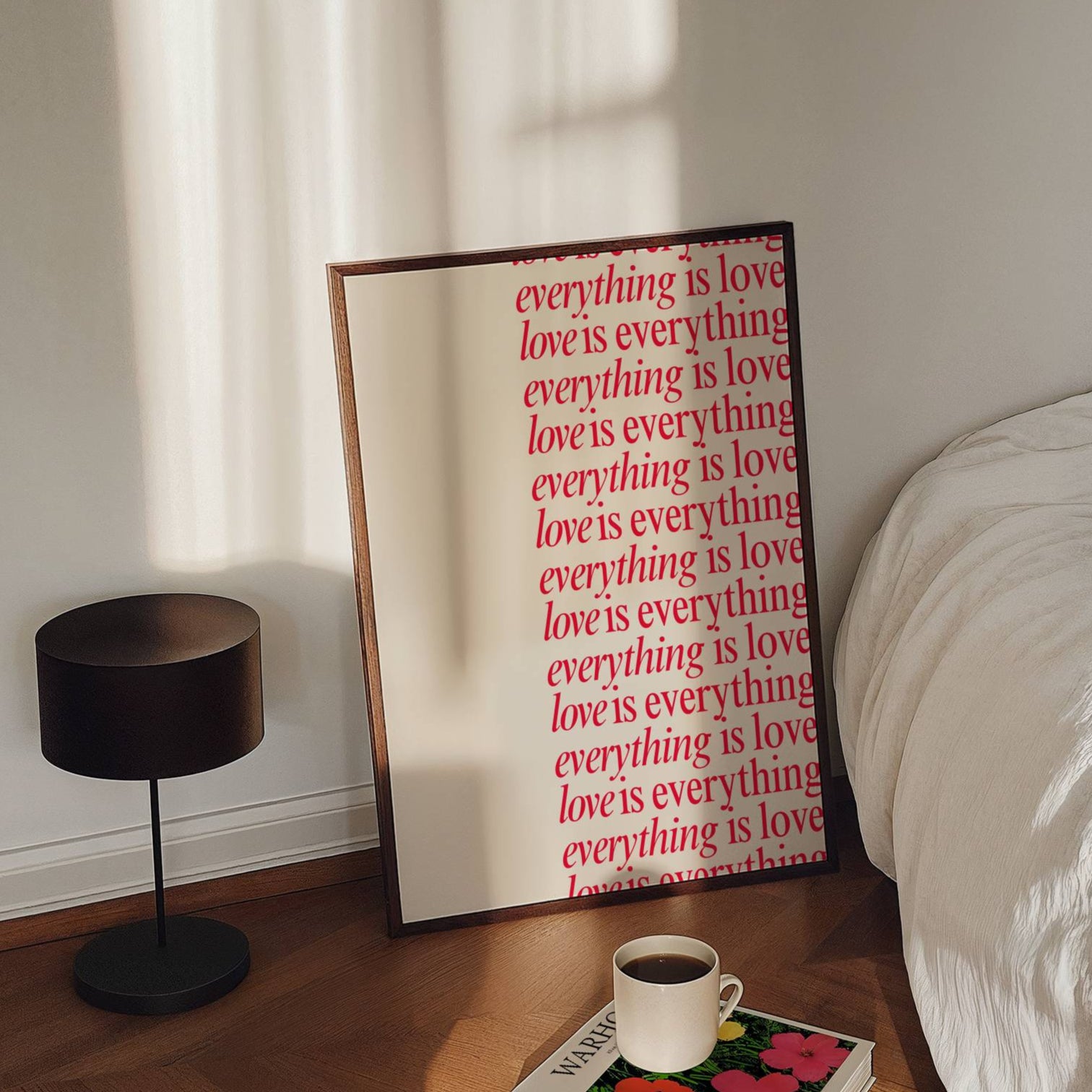 Print LOVE IS - 40x50 cm
