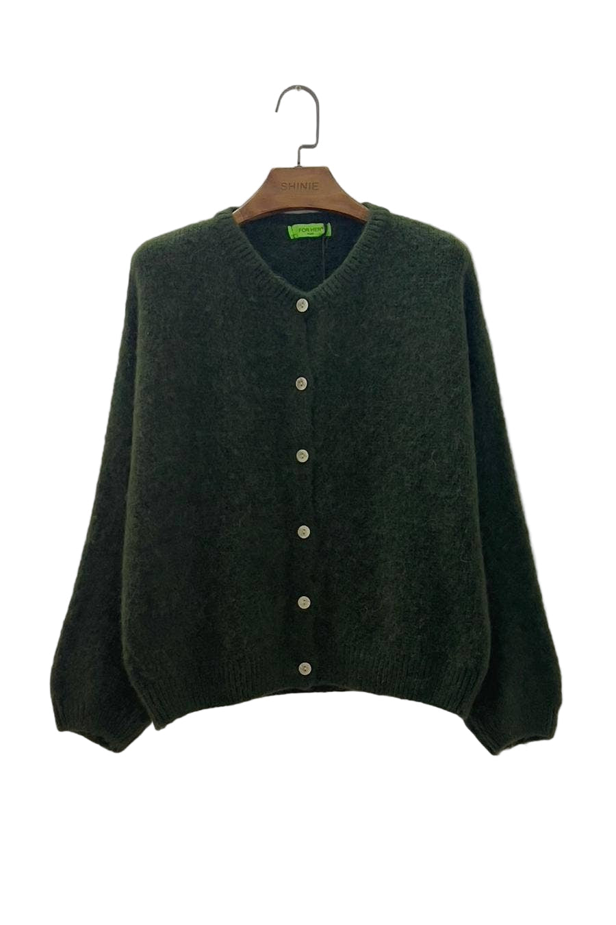 Isemarkt Cardigan aus Baby-Alpaka / Persimmon