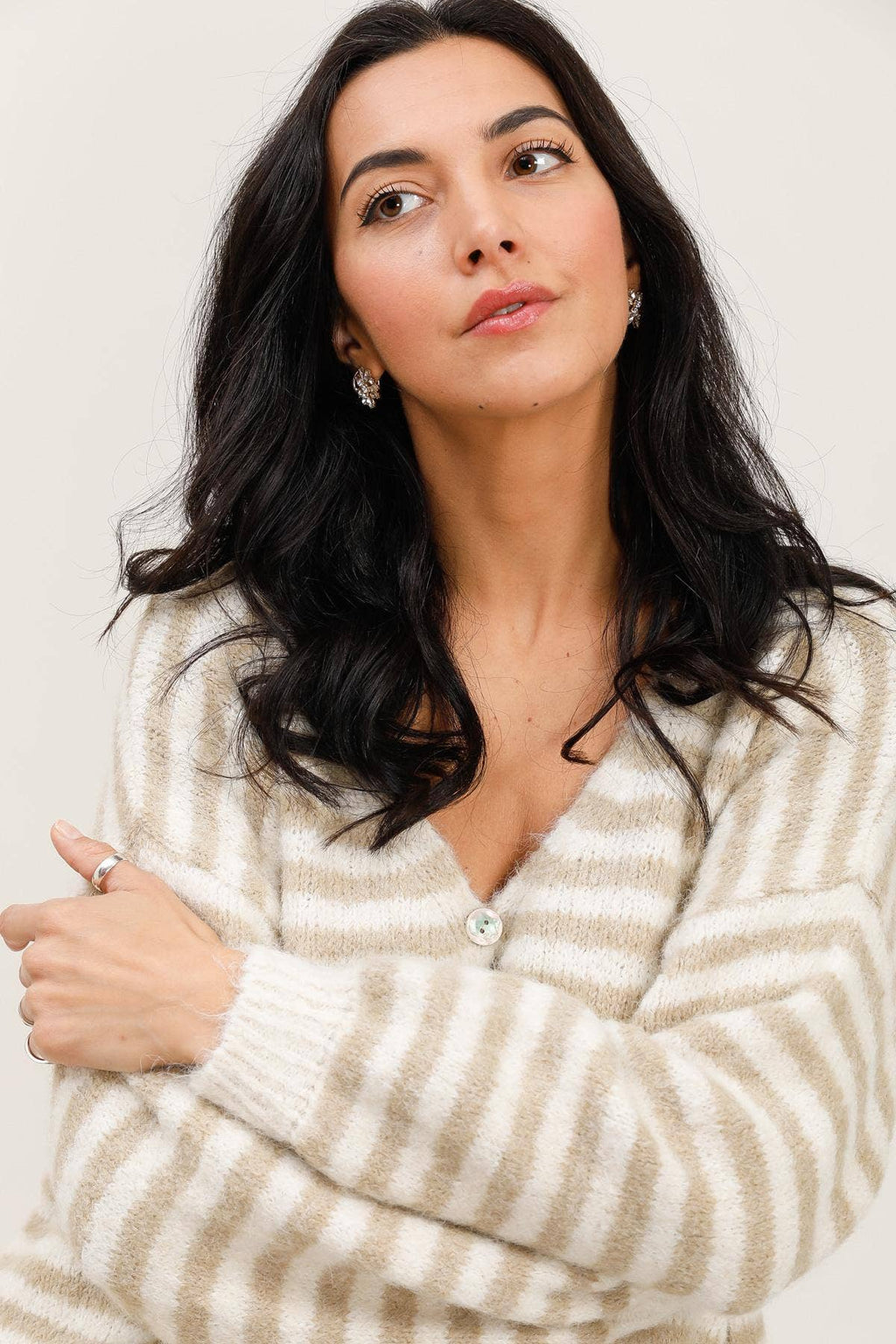 Isemarkt Cardigan Creme / beige