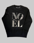 Sweatshirt - NOEL- schwarz glitzer