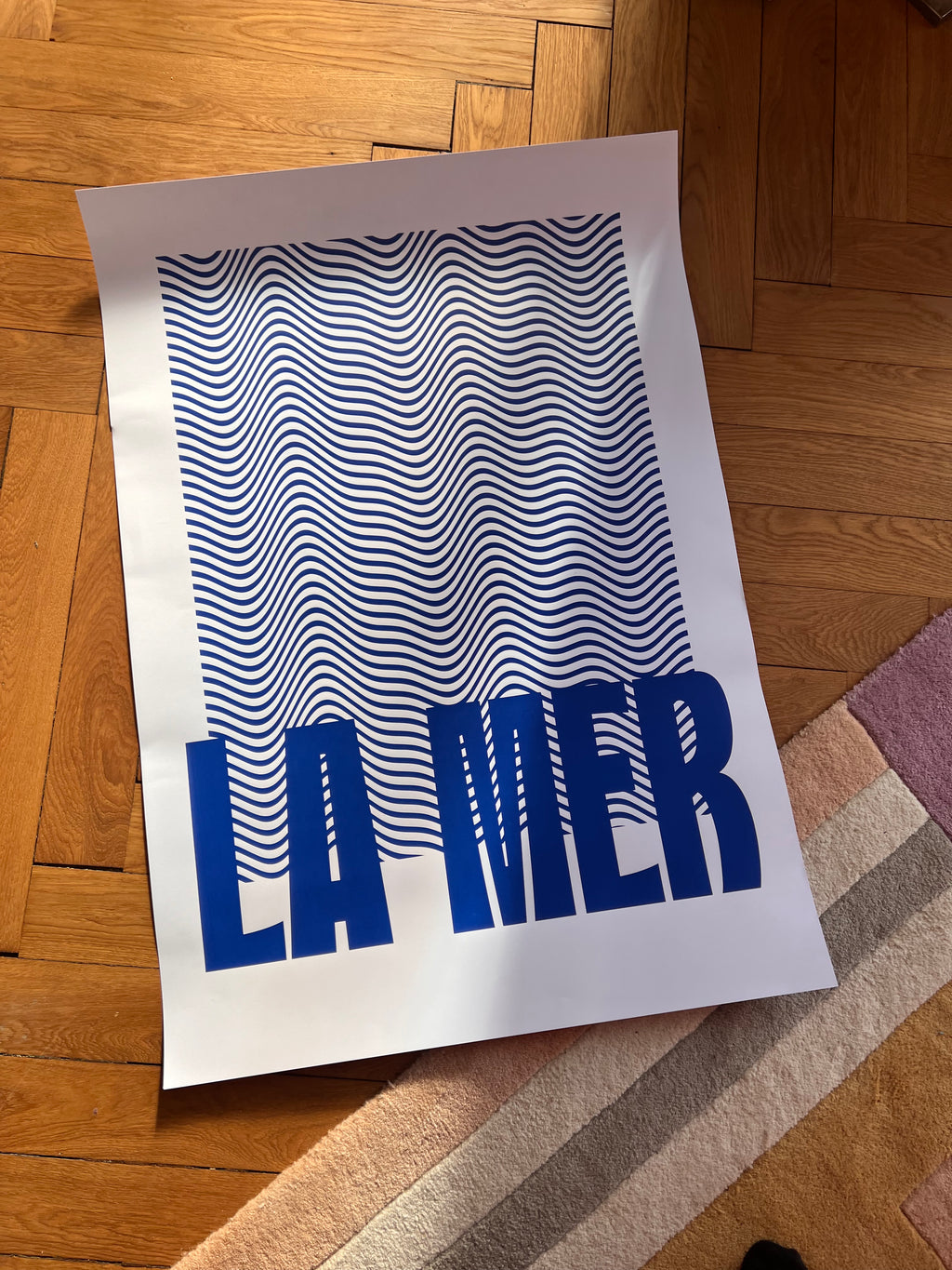 Print LA MER- 70x100