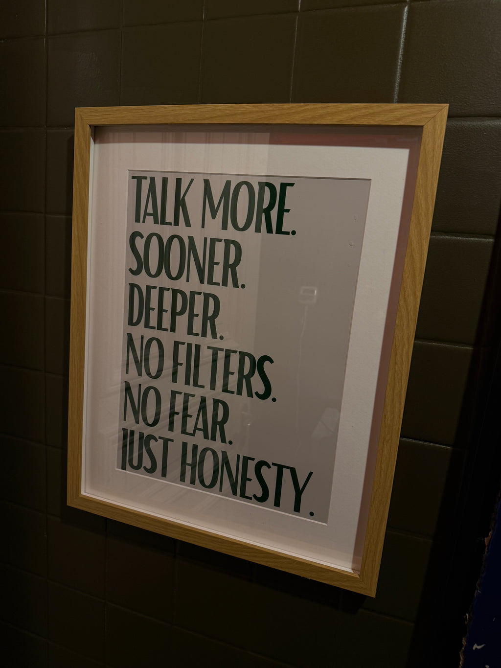 Print DEEP TALK - 40x50 cm