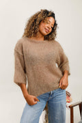 Mohair-Pullover - Kamel - One Size