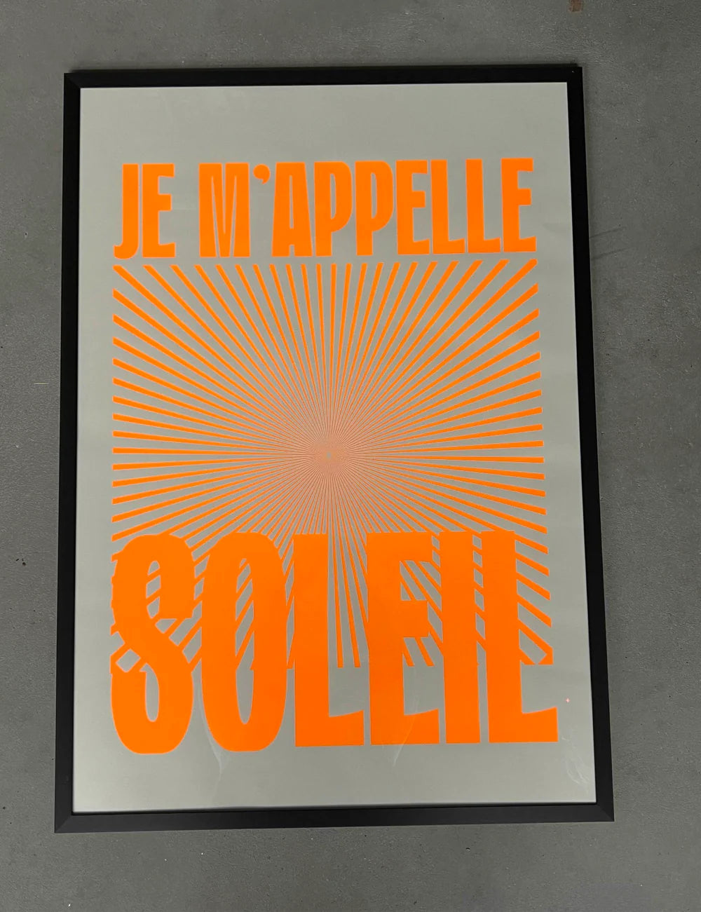 Print JE'M APPELLE SOLEIL - 70x100