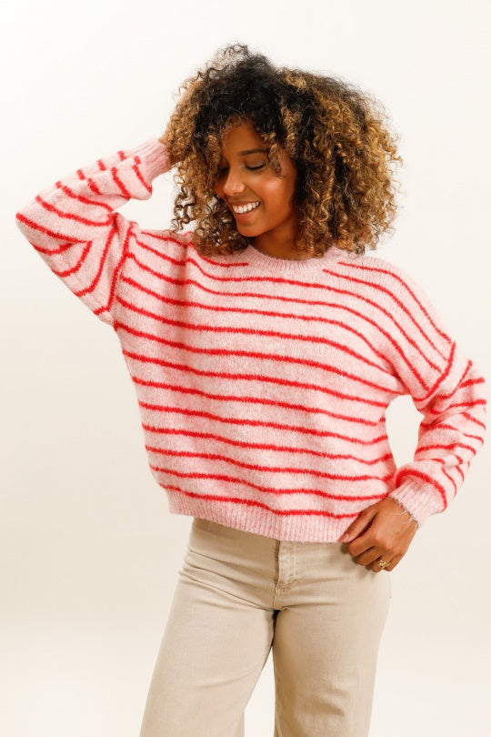 Isemarkt Sweater - rosa/rot ONESIZE