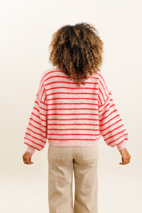 Isemarkt Sweater - rosa/rot ONESIZE