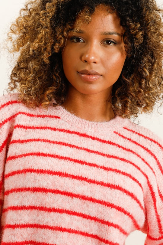 Isemarkt Sweater - rosa/rot ONESIZE